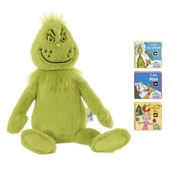 Little Tikes Story Dream Machine The Grinch Plush and 3 Dreamers Books Dr Seuss - Picture 2 of 11